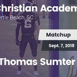 Football Game Recap: Thomas Sumter Academy vs. Christian Academy