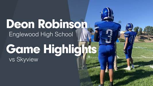 Deon Robinson Game Report: @ Bennett