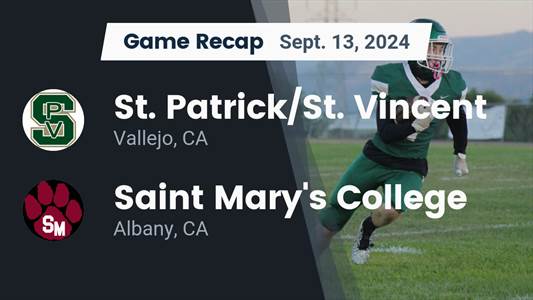 Football Game Preview: St. Patrick-St. Vincent Hits the Road