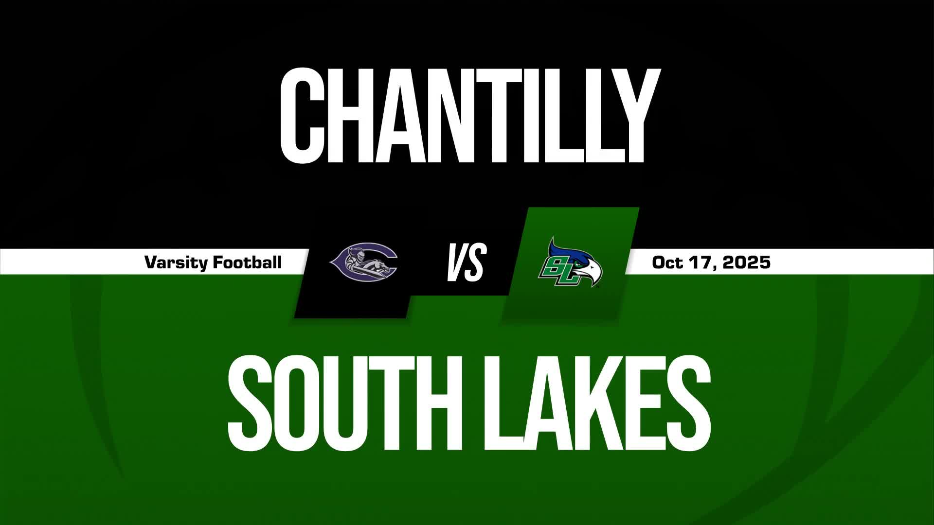 Football Recap: James Marion's Big Game Can't Quite Lead Chantilly over South Lakes + How To Watch