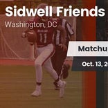 Football Game Recap: Sidwell Friends vs. Paul VI