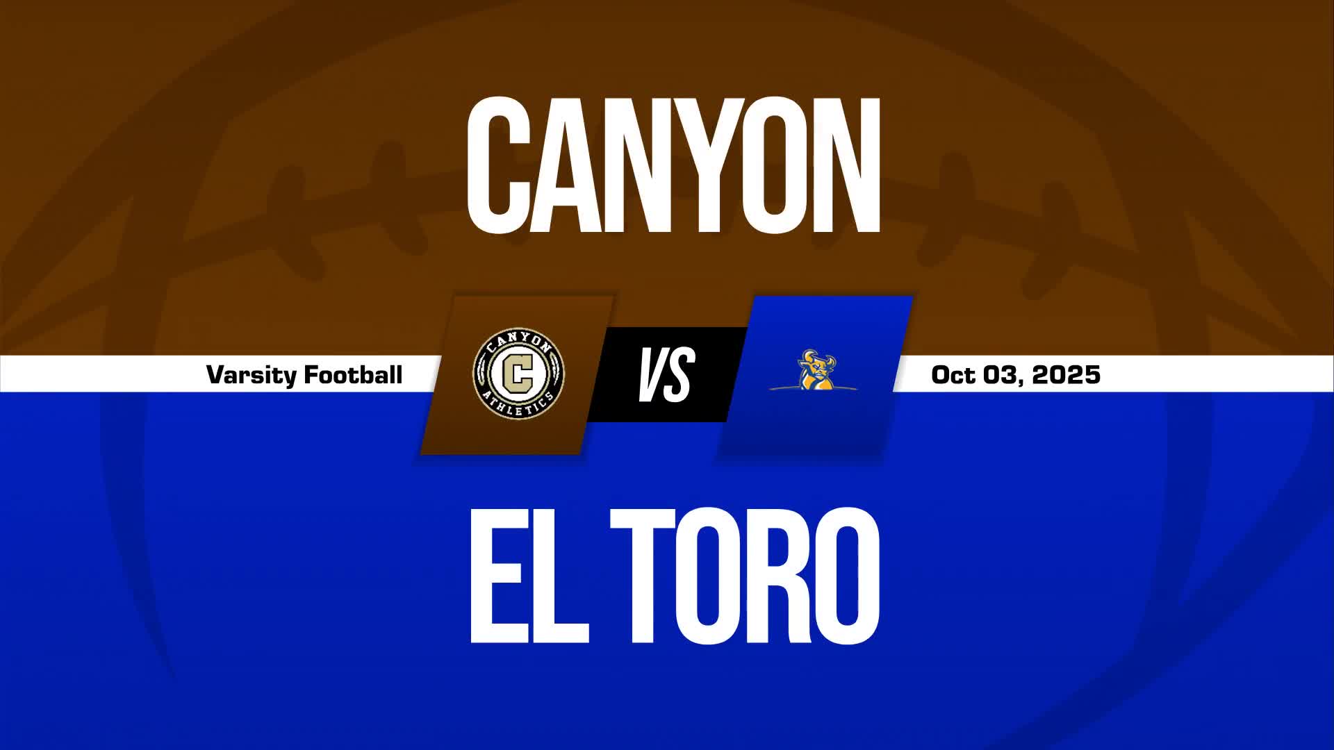 Football Recap: Canyon Comes Up Short