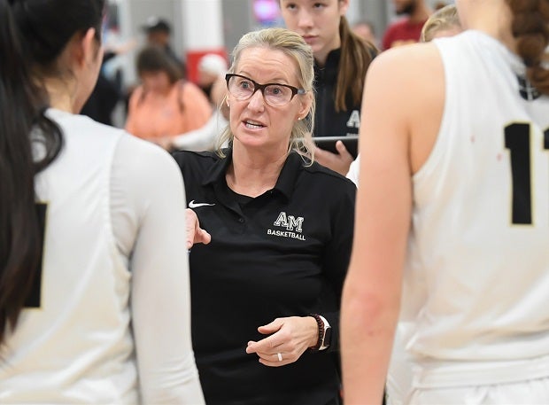 Archbishop Mitty coach Sue Phillips is 26th on the list of active girls basketball coaches with the most wins. (Photo: Mark Jones)