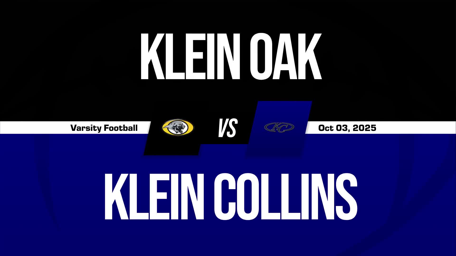 Football Recap: Klein Collins Takes a Loss