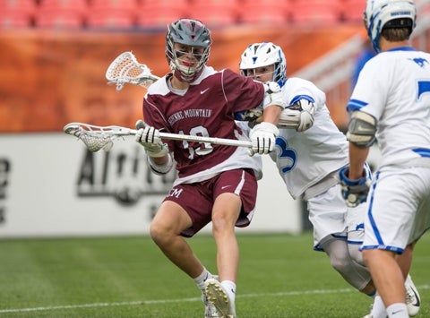 Cheyenne Mountain senior Wiley Burkett (maroon jersey) has led the charge offensively this season. His 31 goals are ranked second in the state and are prime reason the Indians are contenders in Class 4A.