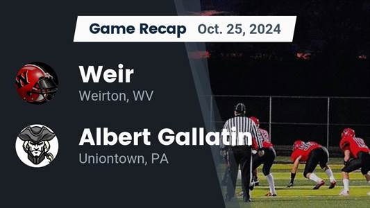 Football Recap: Albert Gallatin Skates Past Weir with Ease