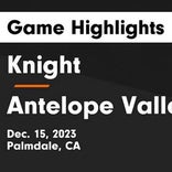 Antelope Valley vs. Knight