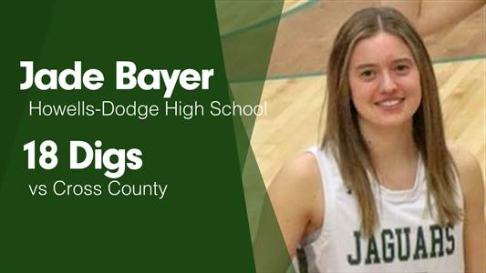 Jade Bayer Game Report: vs Weeping Water