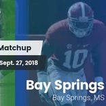 Football Game Recap: Bay Springs vs. Taylorsville