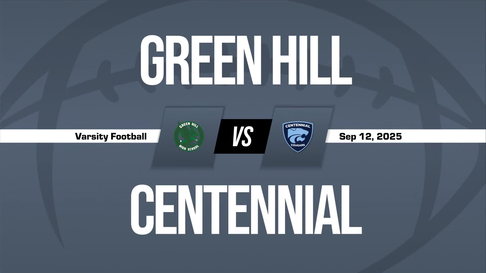 Football Recap: Green Hill's  Victory  on Friday Extends Winning Streak to Five + How To Watch