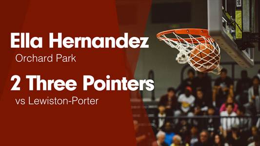 Ella Hernandez Game Report: @ Williamsville North