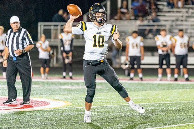 Avon quarterback Henry Hesson threw for 22 touchdowns and ran for three more in 2019.