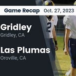 Gridley beats Las Plumas for their seventh straight win