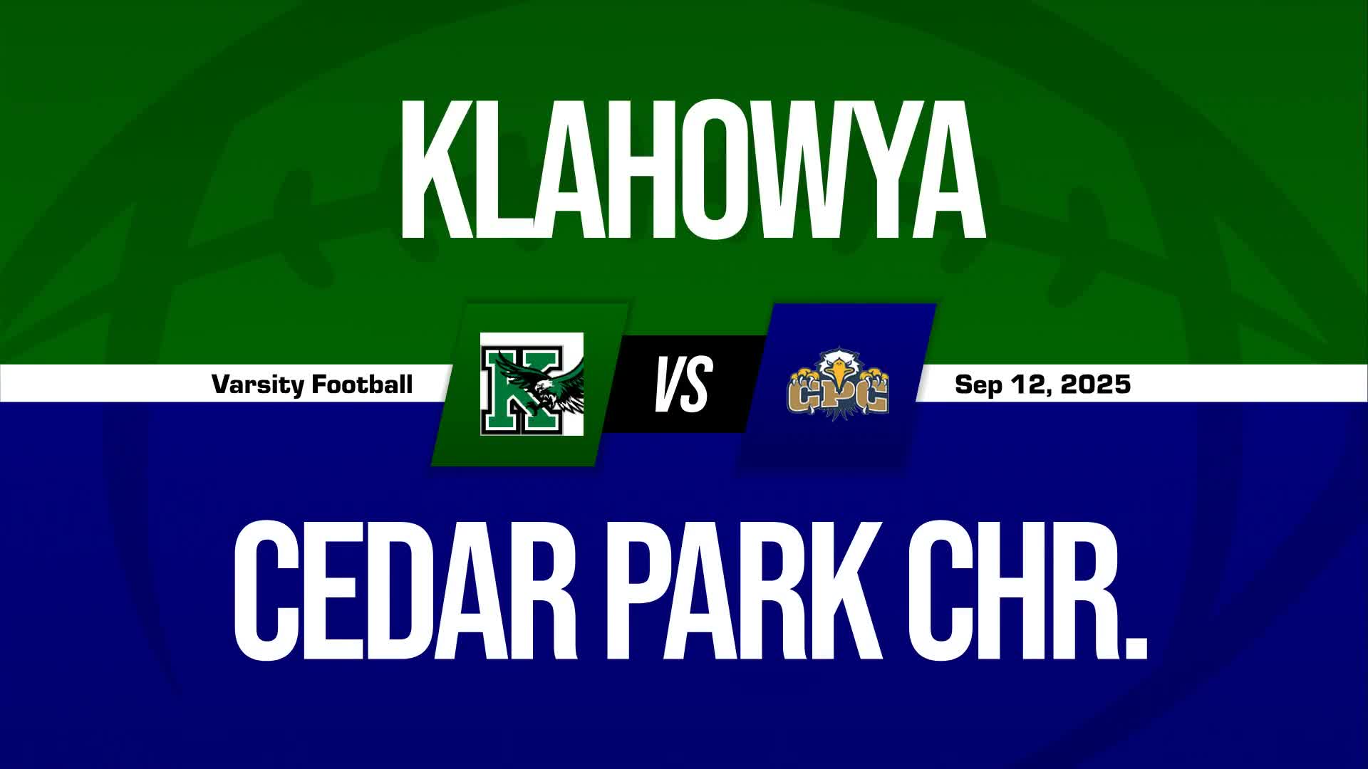 Football Recap: Cedar Park Christian Takes a Loss