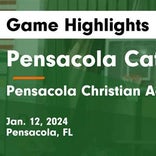 Pensacola Catholic takes loss despite strong efforts from  Terius Mason and  Solomon Sutton