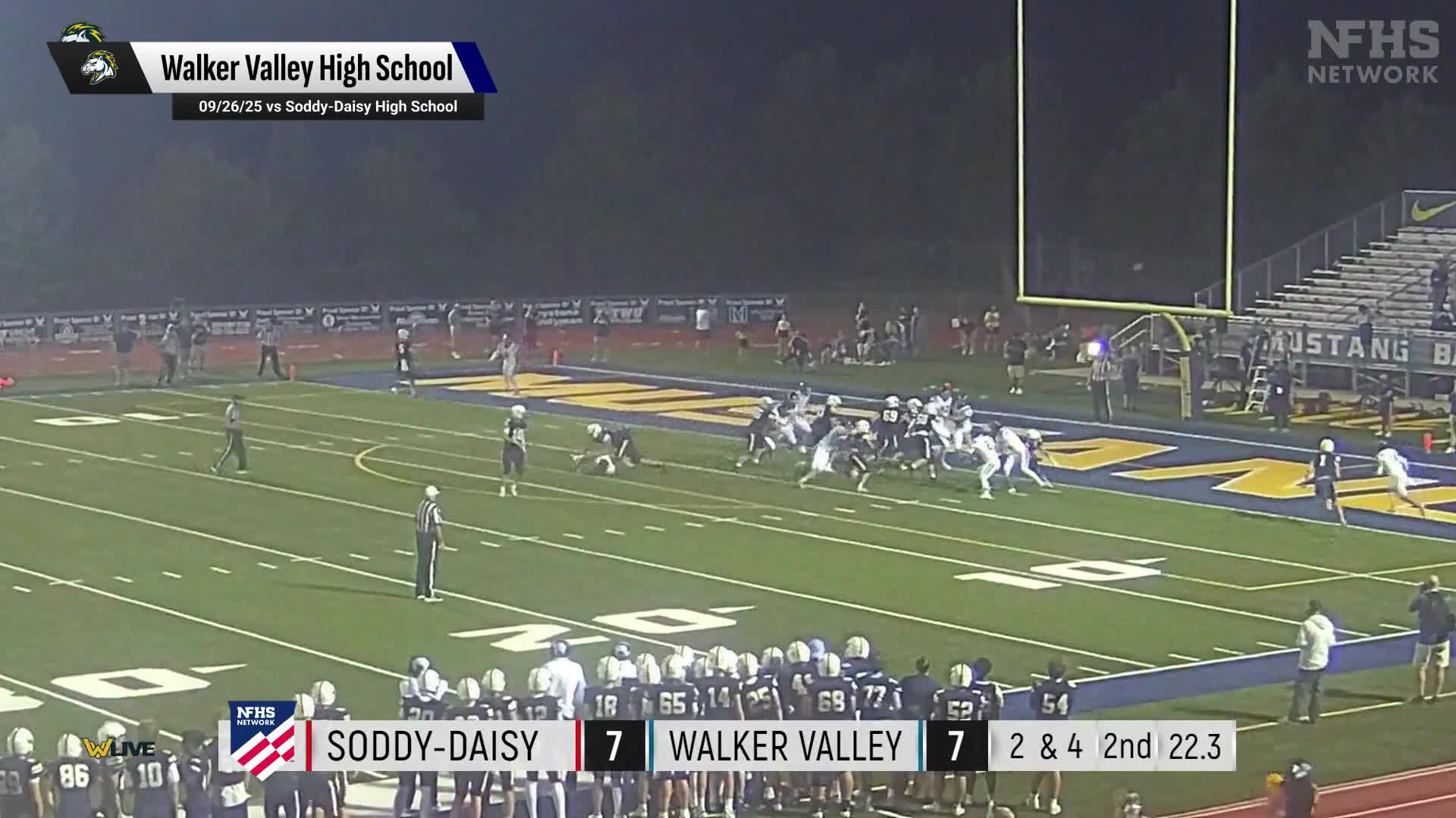 Football Recap: Walker Valley's Loss Ends Three-Game Winning Streak at Home + How To Watch