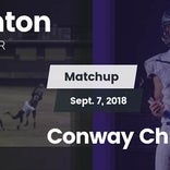 Football Game Recap: Conway Christian vs. Clinton