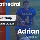 Football Game Recap: New Ulm Cathedral vs. Adrian