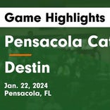 Sophie Burns and  Jenecia Swindell secure win for Pensacola Catholic