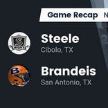 Steele piles up the points against Brandeis