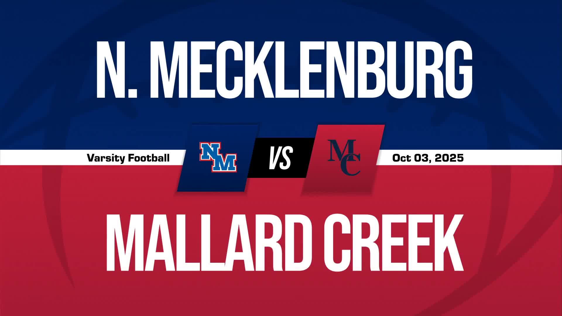 Football Recap: North Mecklenburg Takes a Loss + How To Watch