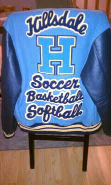 Kelsey Dropsey's letterman's jacketdoesn't have room for much more.