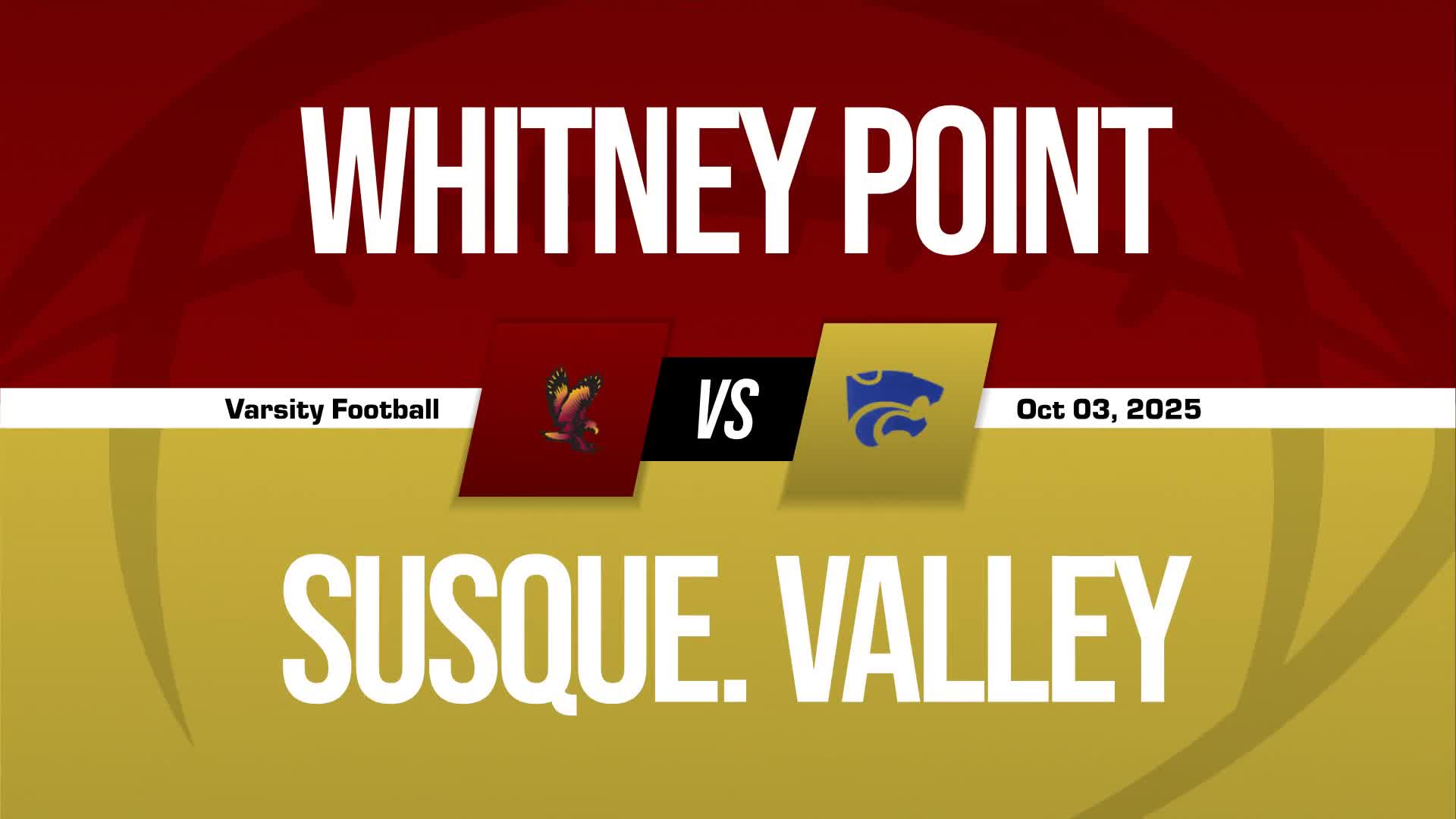 Football Game Preview: Susquehanna Valley Sabers vs. Chenango Valley Warriors + How To Watch