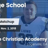 Football Game Recap: Loganville Christian Academy vs. Heritage