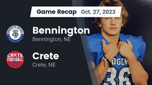 Bennington beats Crete for their 23rd straight win