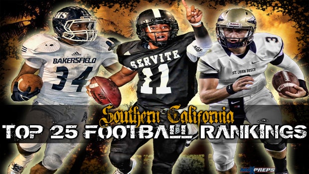 SoCal Top 25 Football Rankings