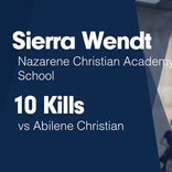 Sierra Wendt Game Report