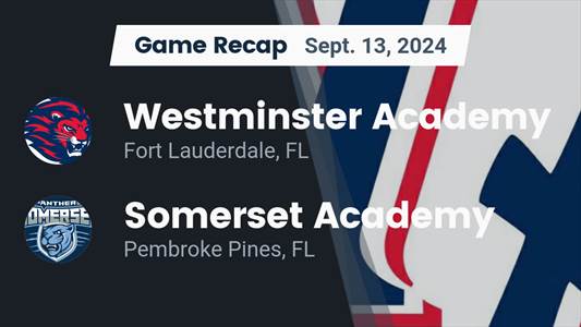 Football Game Preview: Westminster Academy Heads Out