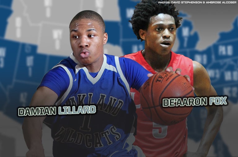 Top 10 NBA picks by state since 1992 