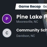 Football Game Recap: Pine Lake Prep Pride vs. Community School of Davidson Spartans