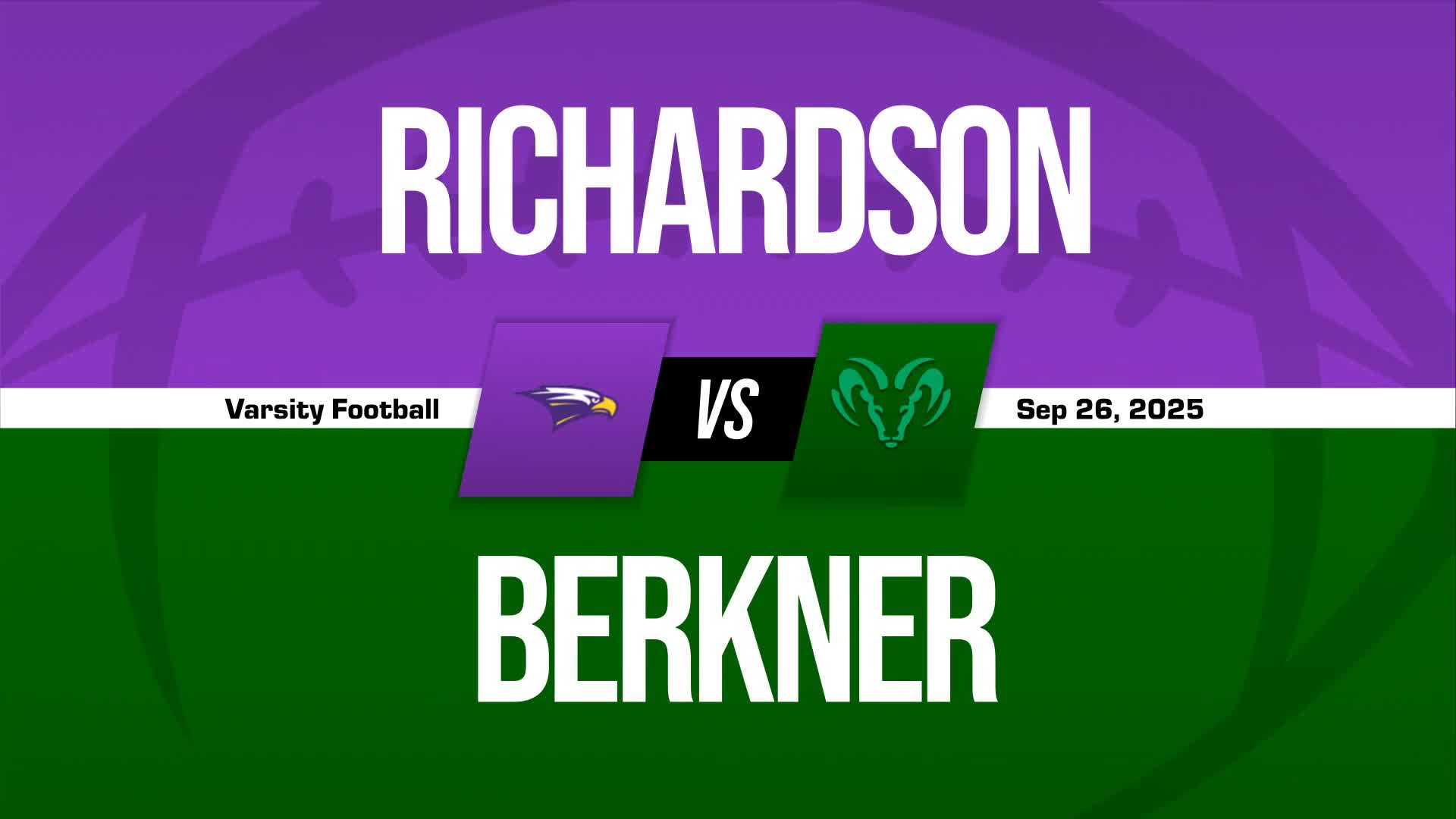 Football Game Preview: Berkner Rams vs. Nimitz Vikings