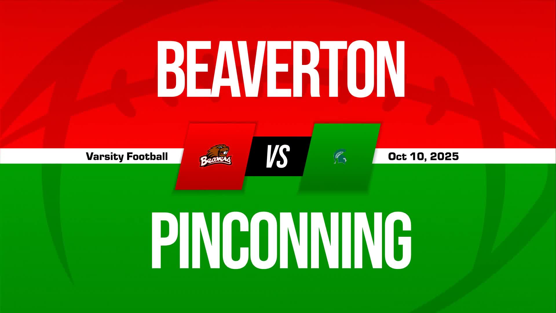 Football Game Preview: Pinconning Spartans vs. Standish-Sterling Panthers + How To Watch