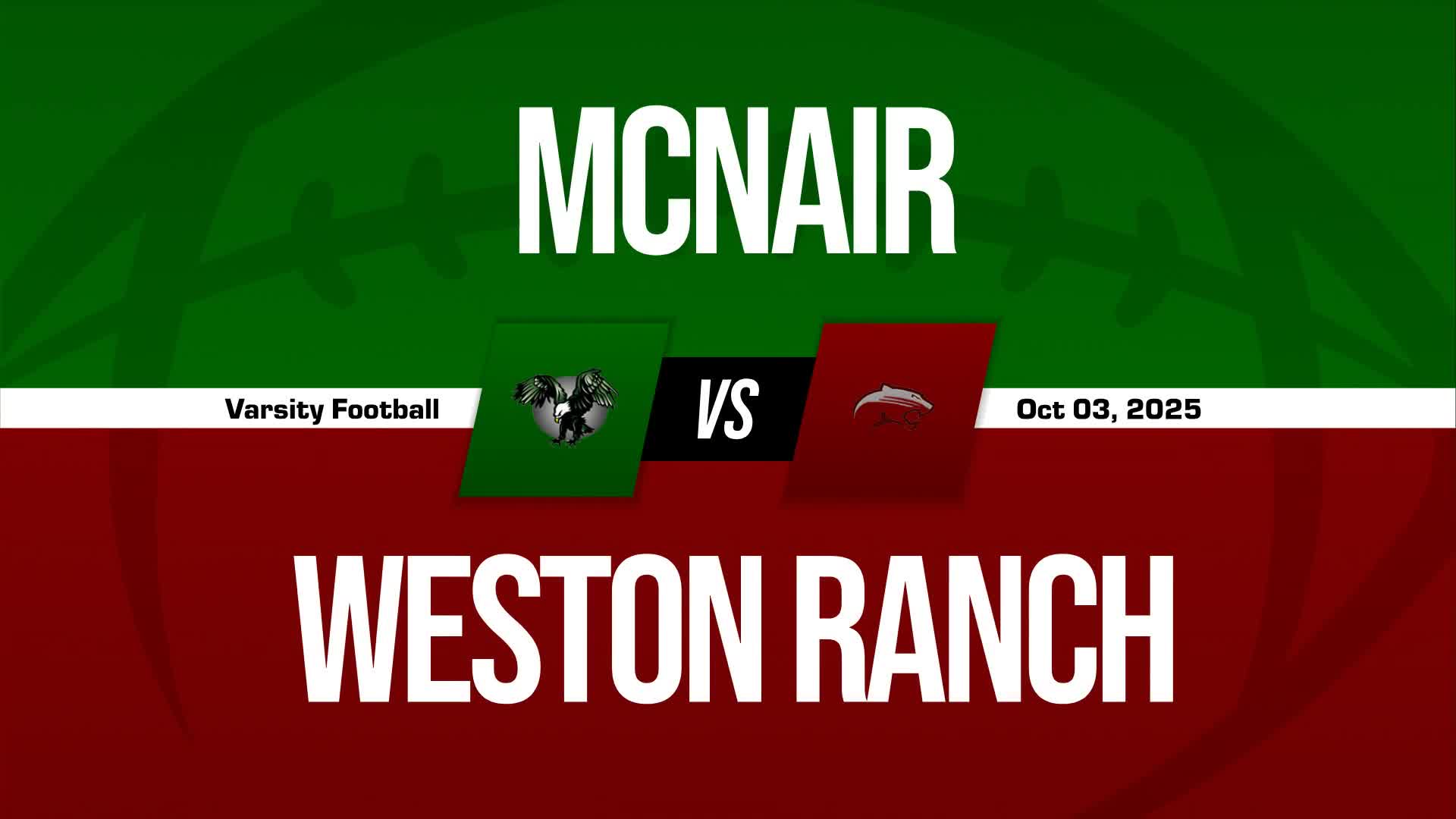 Football Game Preview: McNair Eagles vs. Bear Creek Bruins + Official Tickets