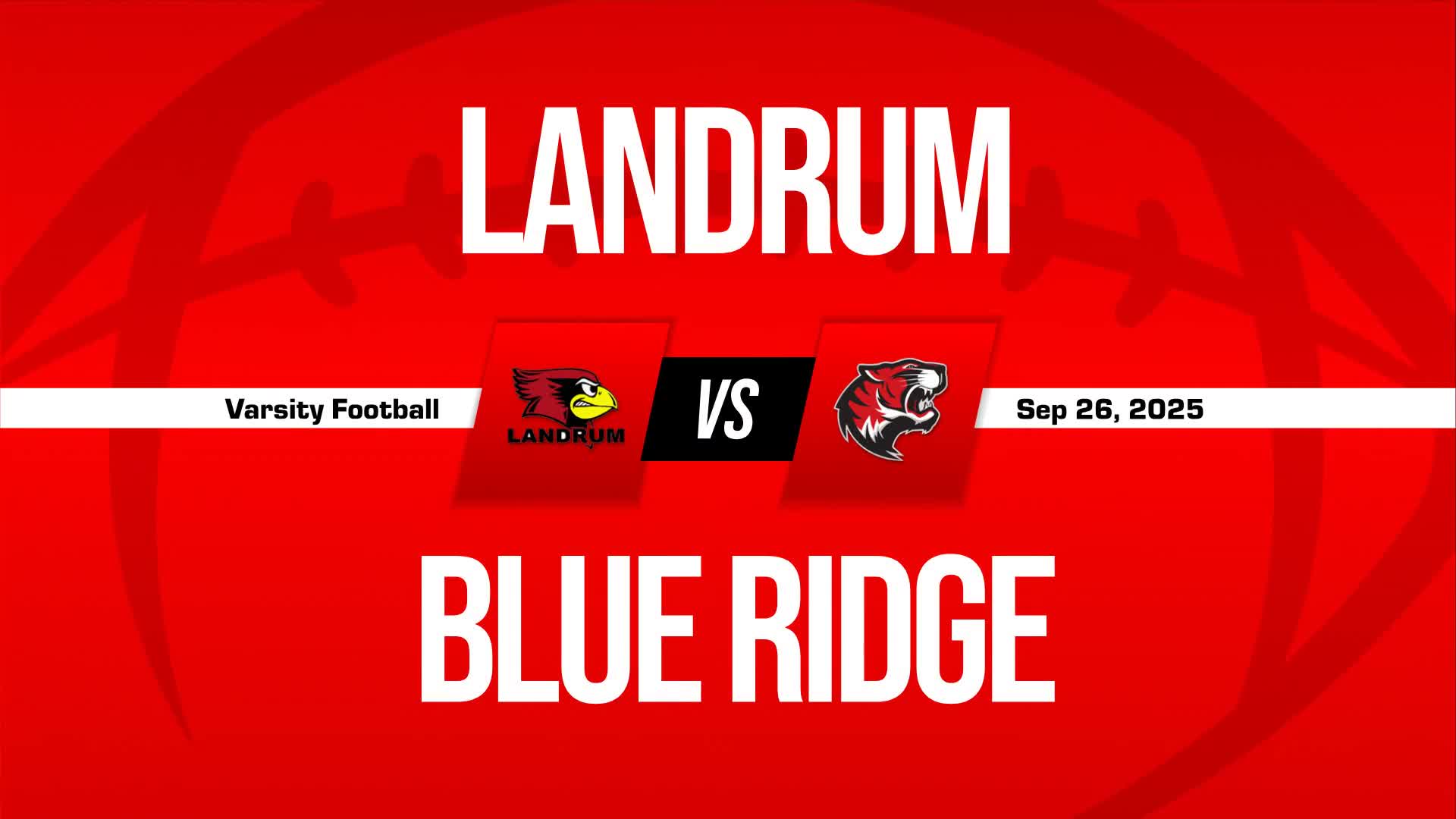 Football Recap: Landrum Takes a Loss