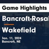 Basketball Game Recap: Bancroft-Rosalie Panthers vs. Wakefield Trojans