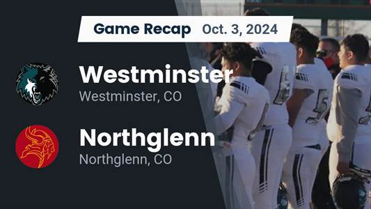 Football Recap: Westminster Takes a Loss