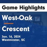 Basketball Game Recap: Crescent Tigers vs. West-Oak Warriors