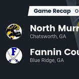 Football Game Recap: Fannin County Rebels vs. Murray County Indians