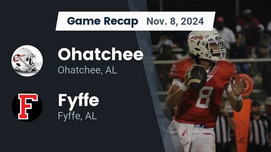 Football Recap: Ohatchee Comes Up Short