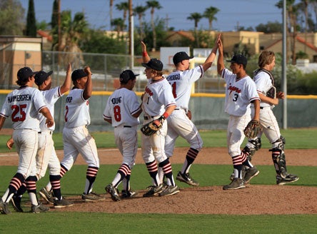 Salpointe Catholic was the only team from Division II to win a first-round matchup as a lower seed.