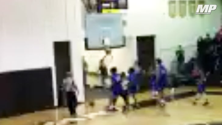 Video: GA player ends backboard's life