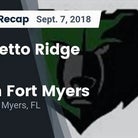 Football Game Recap: Palmetto Ridge vs. Estero