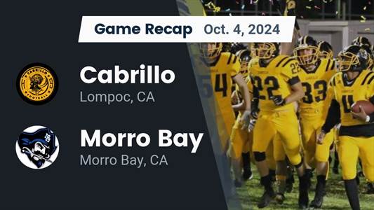 Football Recap: Morro Bay Falls Despite Strong Effort from  Sand