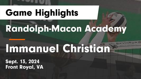 Volleyball Game Recap: Randolph-Macon Academy Comes Up Short