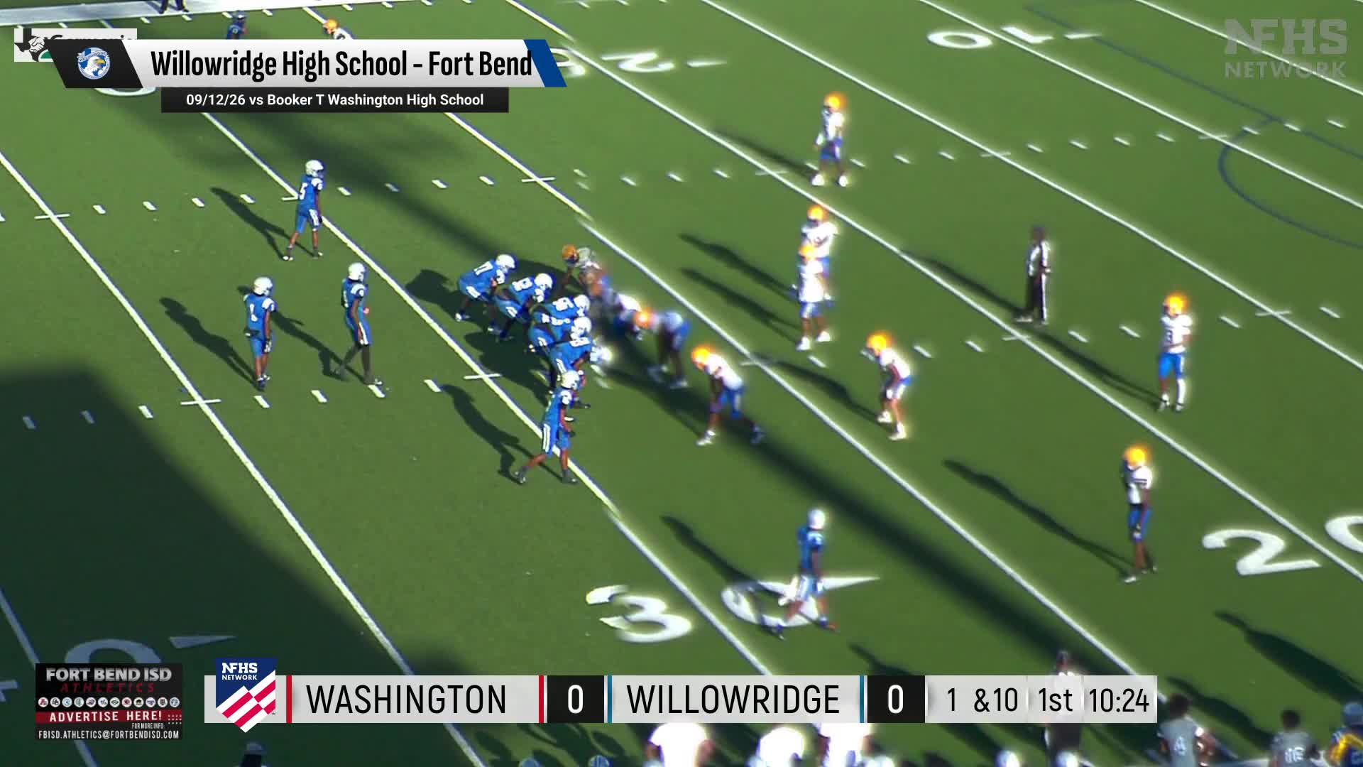 Football Recap: Stafford Piles Up the Points Against Fort Bend W