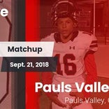 Football Game Recap: Pauls Valley vs. Lone Grove